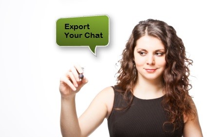 Export your chat room content
