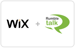 RumbleTalk in Wix Apps Marketplace